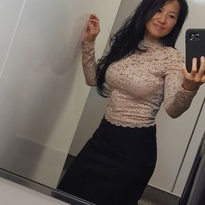 Sexy Bebe lace top size S